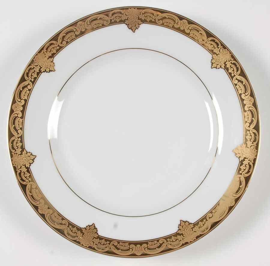 Fiorenz Gold Salad Plate by William Roberts-1