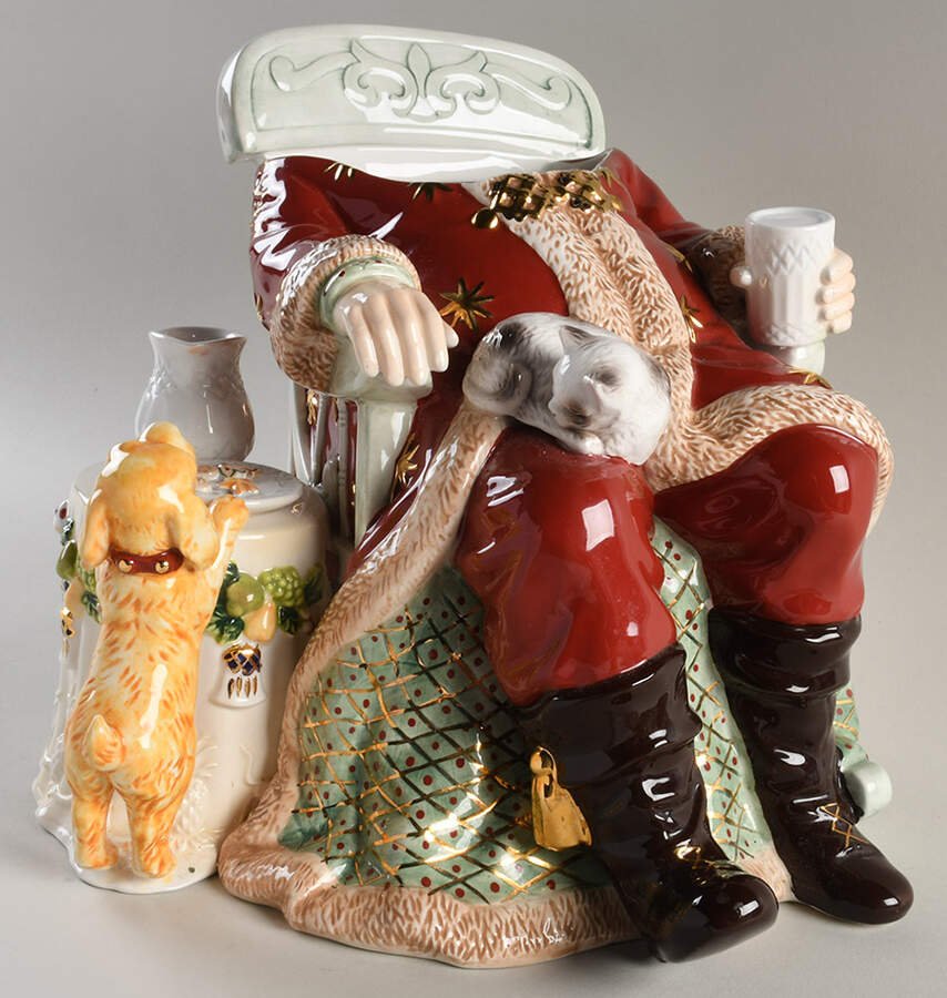 Christmas Memories Collection Cookie Jar No Lid by Waterford China-1