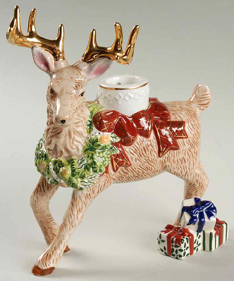 Christmas Memories Collection Figural Candlestick by Waterford China-1