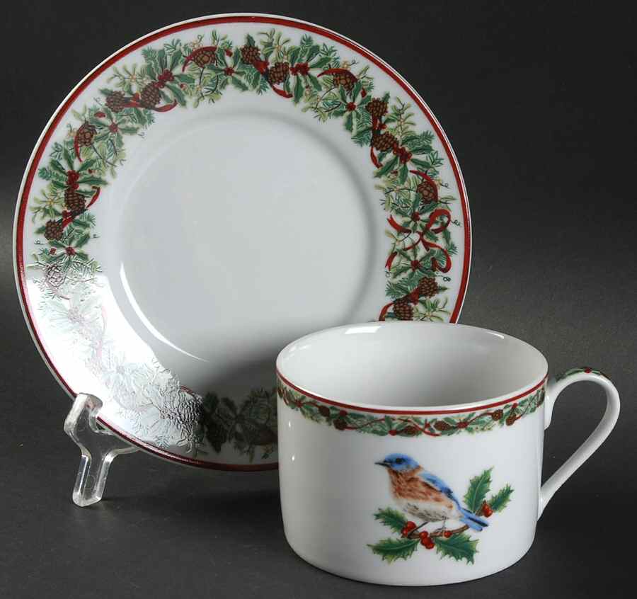 WFE4 Flat Cup & Saucer Set by National Wildlife Federation-1