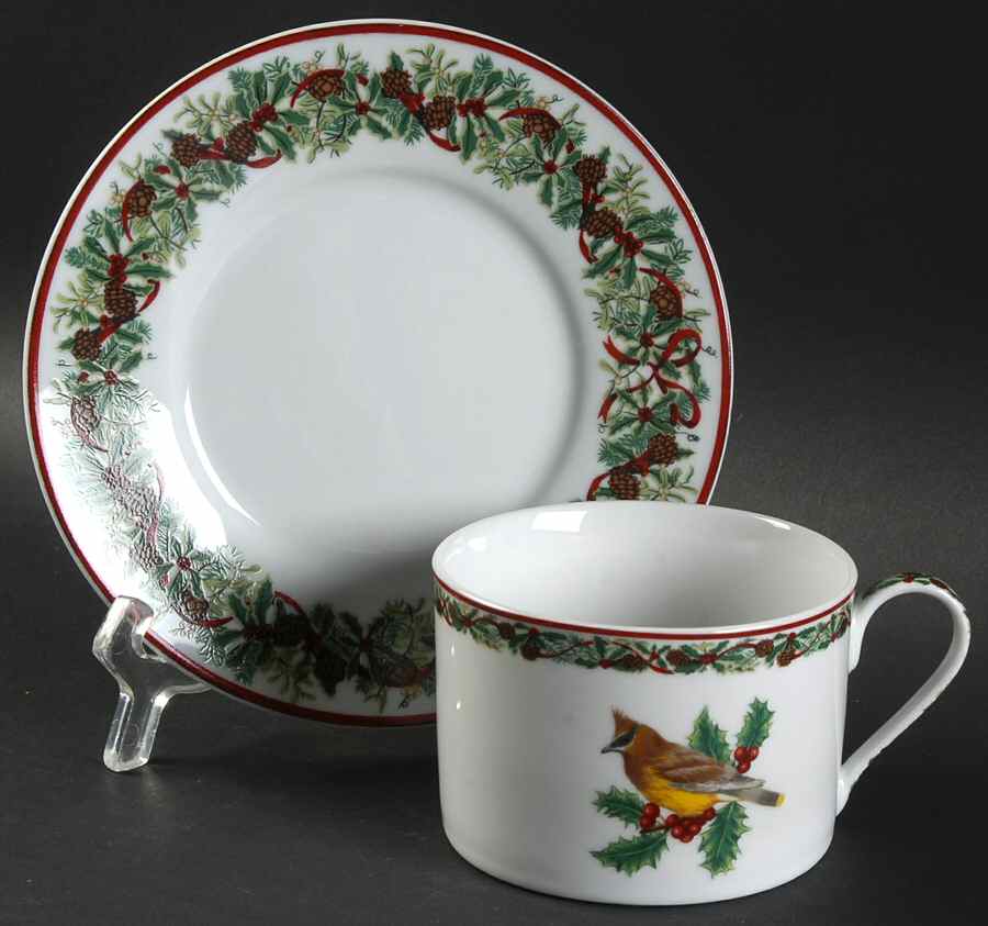 WFE4 Flat Cup & Saucer Set by National Wildlife Federation-1