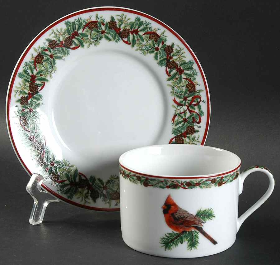 WFE4 Flat Cup & Saucer Set by National Wildlife Federation-1