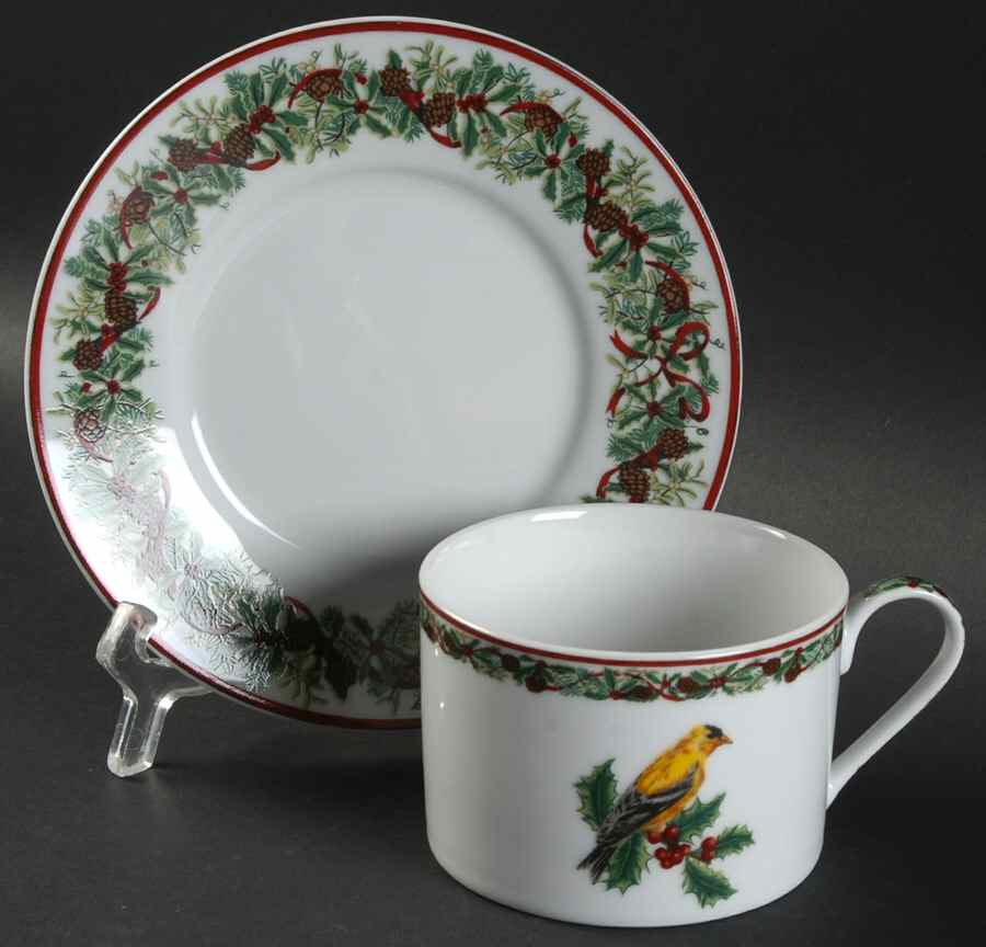 WFE4 Flat Cup & Saucer Set by National Wildlife Federation-1