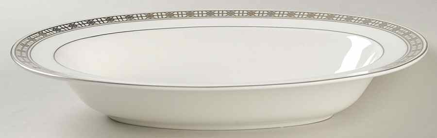 Jaipur 11" Oval Vegetable Bowl by Waterford China-1