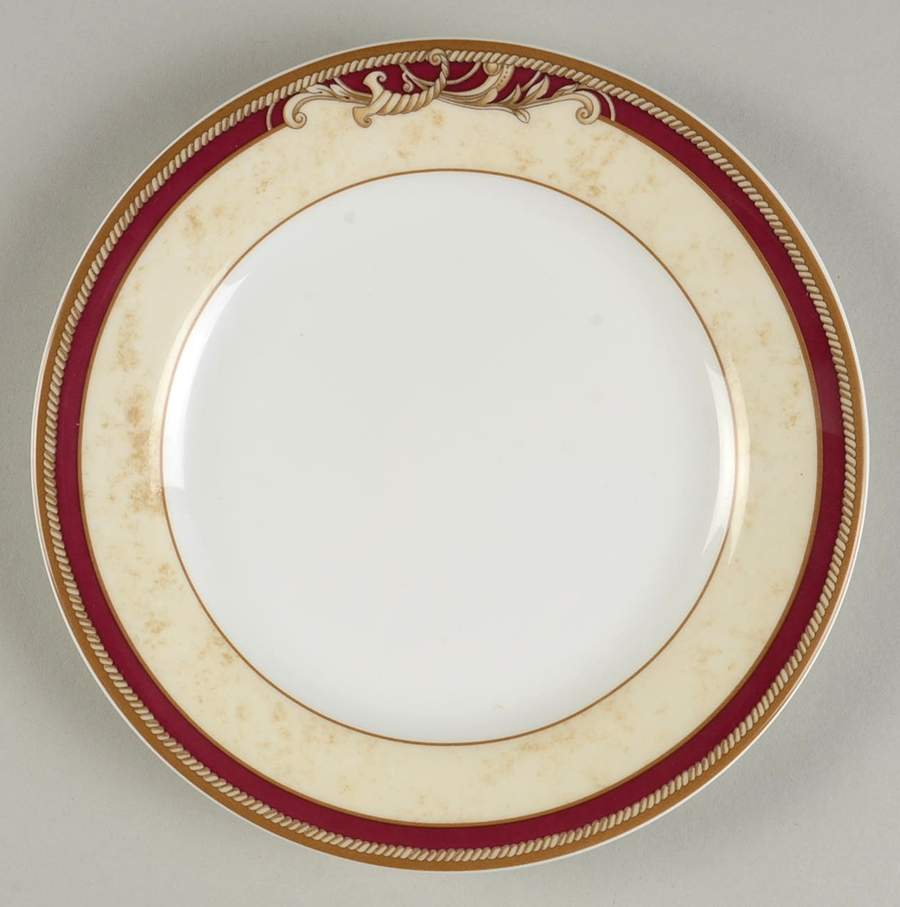 Cornucopia Ruby (Hotelware) Bread & Butter Plate by Wedgwood-1