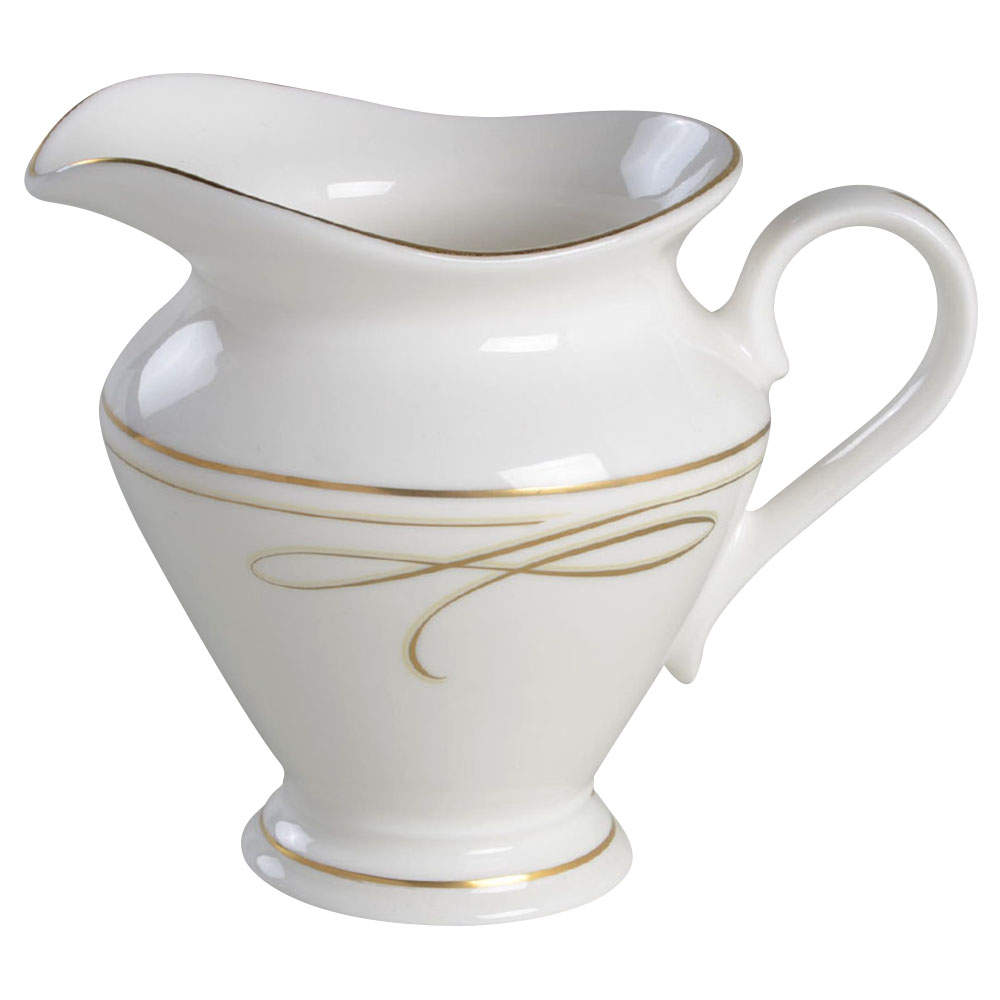 Ballet Ribbon (Gold) Creamer by Waterford China-1