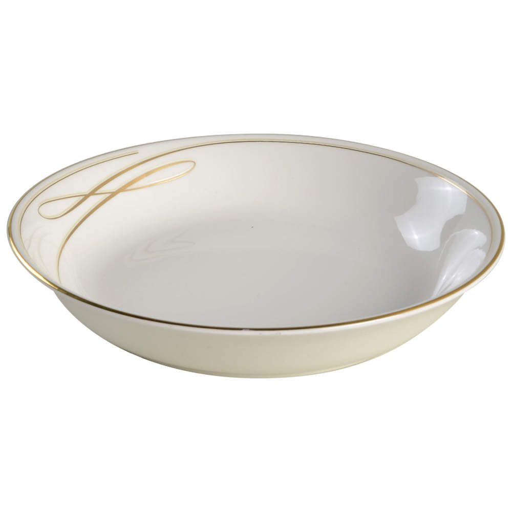 Ballet Ribbon (Gold) Individual Pasta Bowl by Waterford China-1