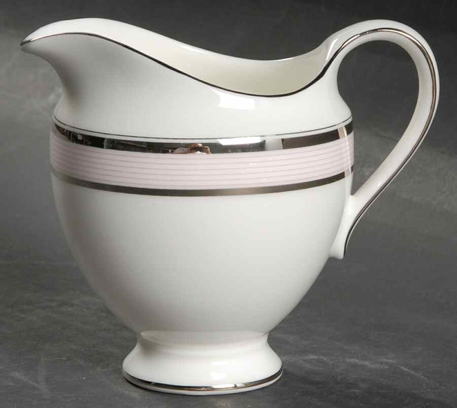 Ribbon Stripe Rose Creamer by Wedgwood-1