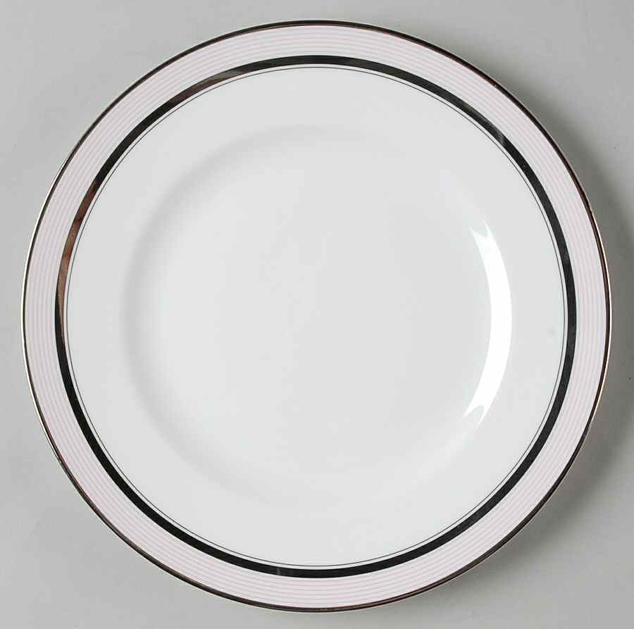 Ribbon Stripe Rose Salad Plate by Wedgwood-1