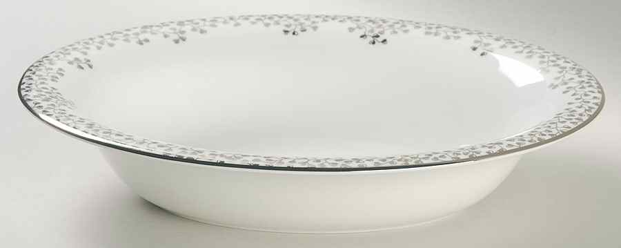 Bouquet 9" Oval Vegetable Bowl by Wedgwood-1