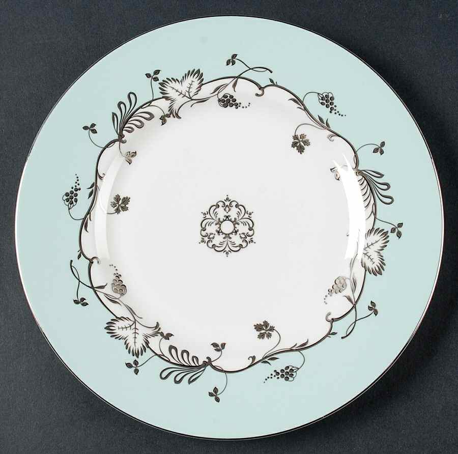 Flourish Robin's Egg (Blue Band) Accent Salad Plate by Wedgwood-1