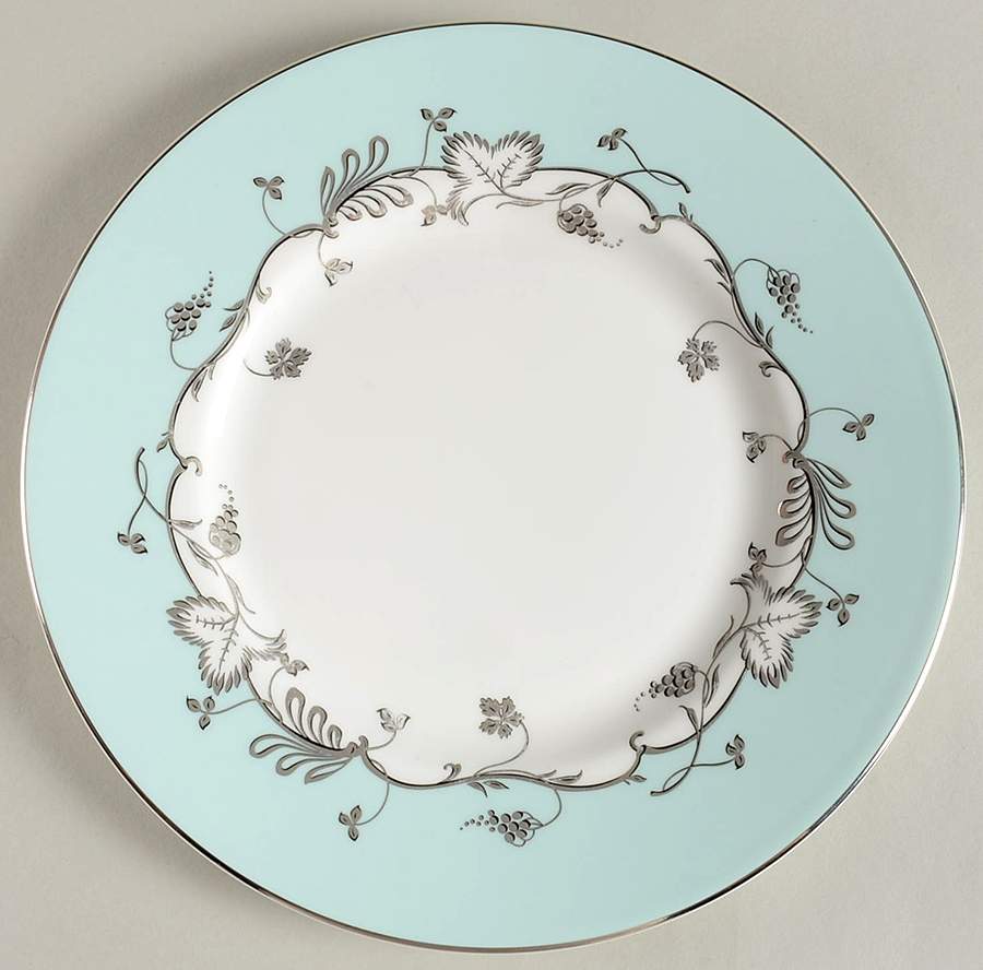 Flourish Robin's Egg (Blue Band) Salad Plate by Wedgwood-1