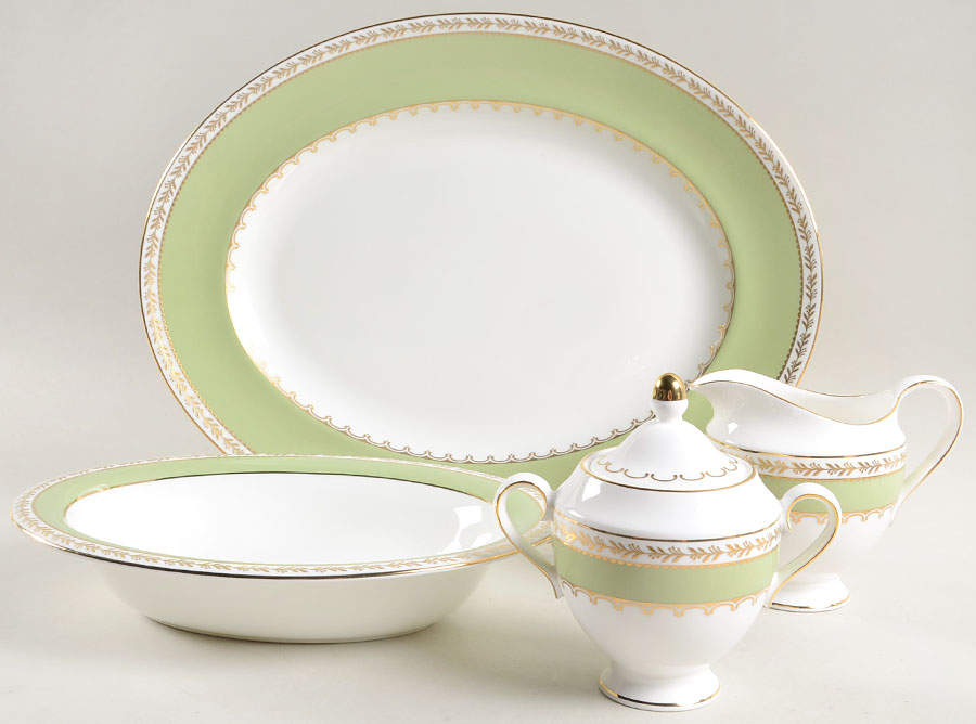 Garland Moss 5 Piece Hostess Set by Wedgwood-1