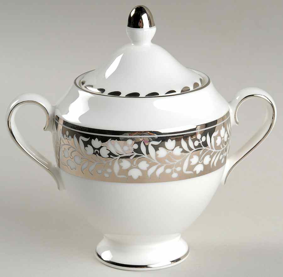 Lily of the Valley Sugar Bowl & Lid by Wedgwood-1