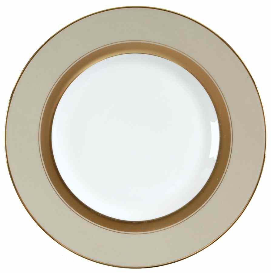 Wedding Band Taupe Accent Salad Plate by Wedgwood-1