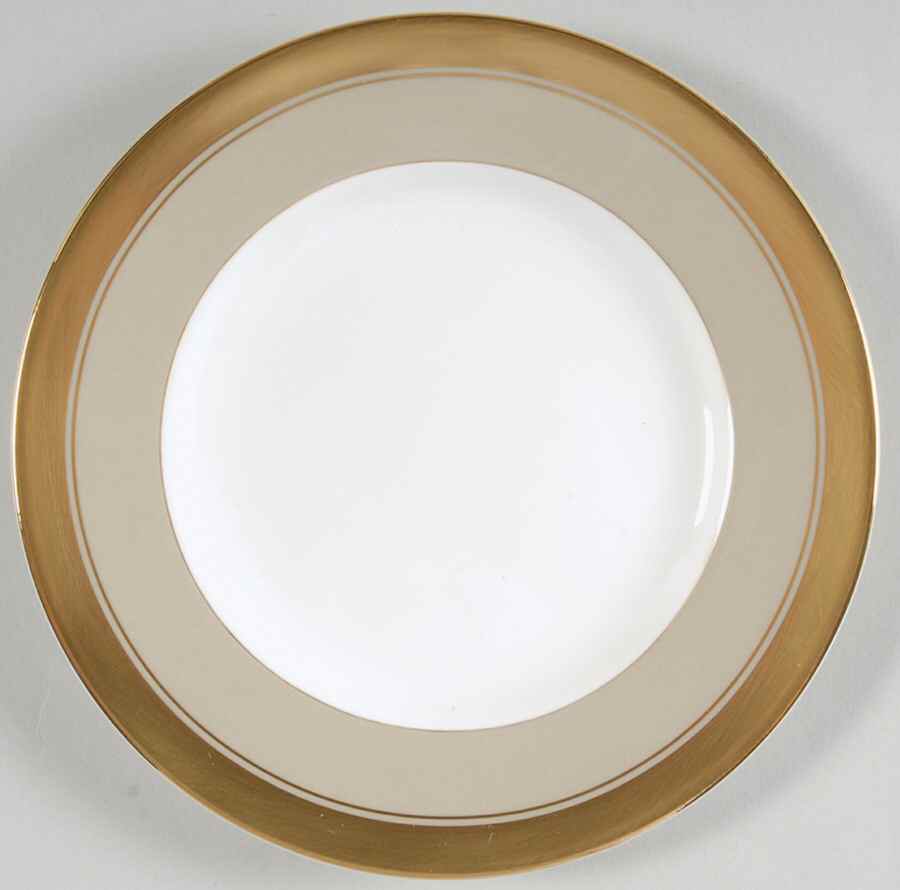 Wedding Band Taupe Bread & Butter Plate by Wedgwood-1