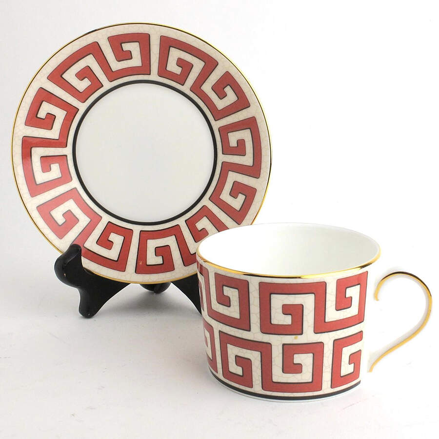 Dynasty Flat Cup & Saucer Set by Wedgwood-1