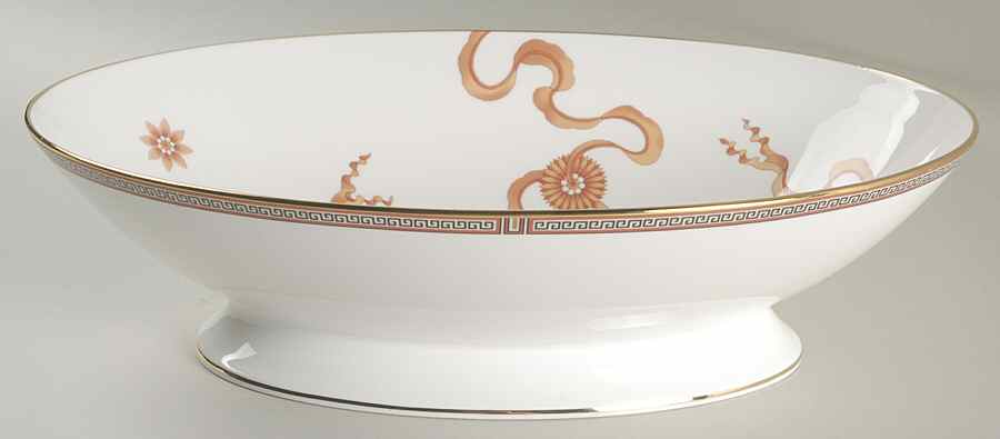 Dynasty 12" Oval Vegetable Bowl by Wedgwood-1