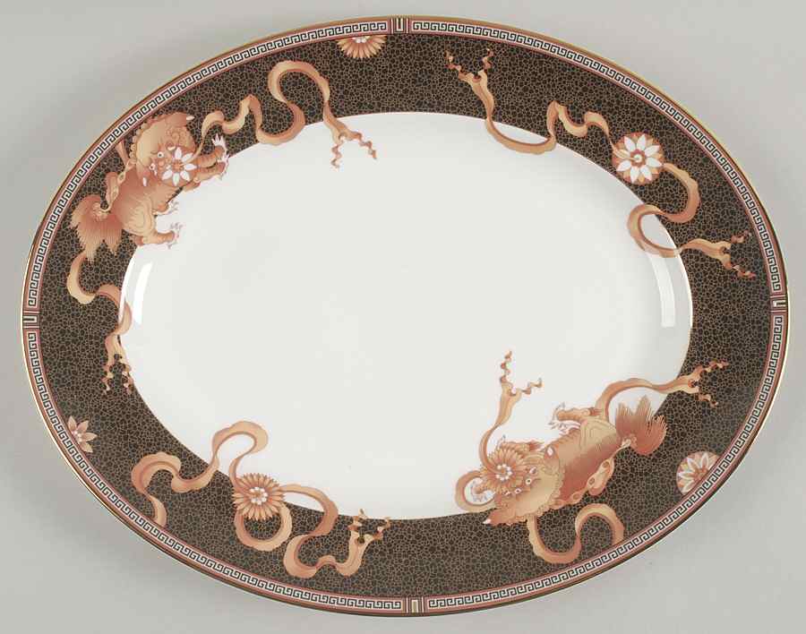 Dynasty 14" Oval Serving Platter by Wedgwood-1