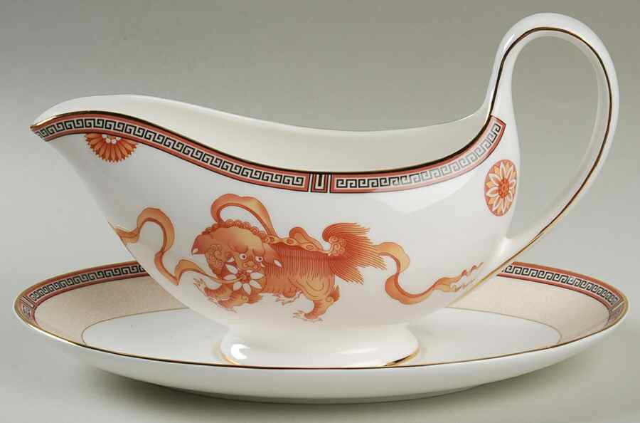 Dynasty Gravy Boat & Underplate by Wedgwood-1