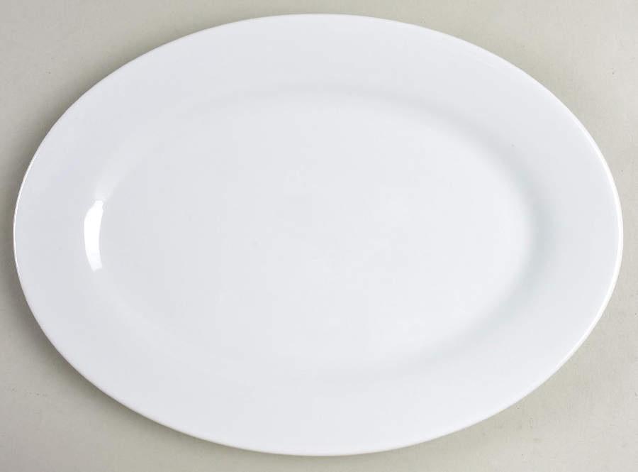 Essential White 11" Oval Serving Platter by Williams-Sonoma-1