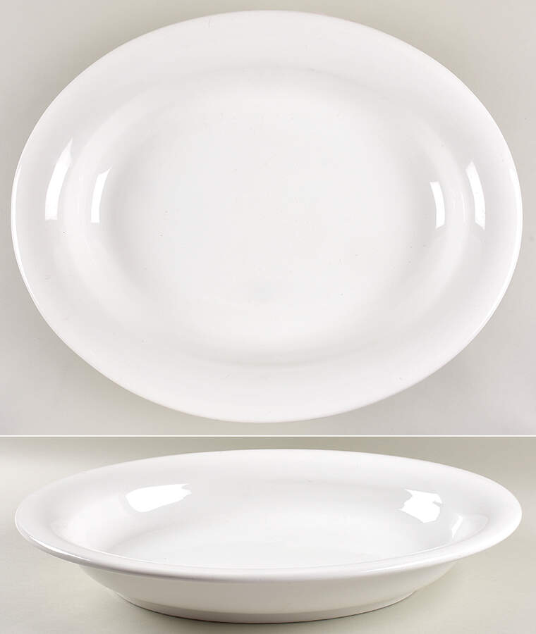 Essential White 19" Oval Roaster by Williams-Sonoma-1