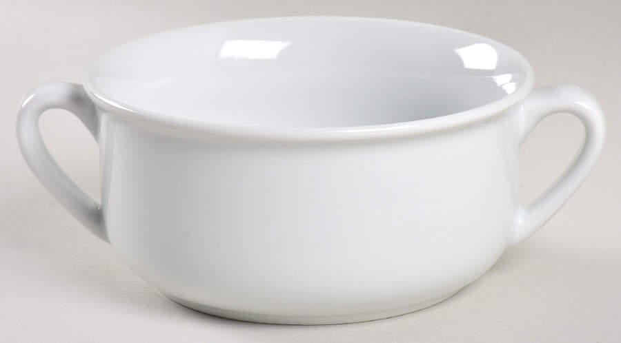 Essential White Flat Cream Soup Bowl by Williams-Sonoma-1