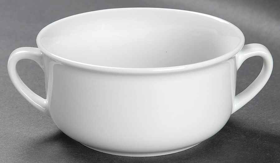 Essential White Flat Cream Soup Bowl by Williams-Sonoma-1