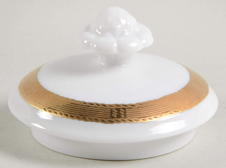 Aegean Gold Lid for Sugar Bowl by Wallace Heritage (Japan)-1