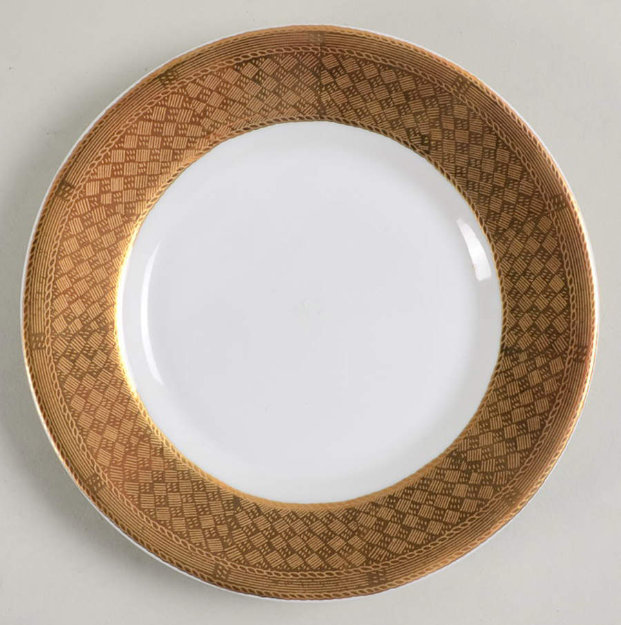 Aegean Gold Saucer by Wallace Heritage (Japan)-1