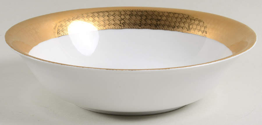 Aegean Gold 9" Round Vegetable Bowl by Wallace Heritage (Japan)-1