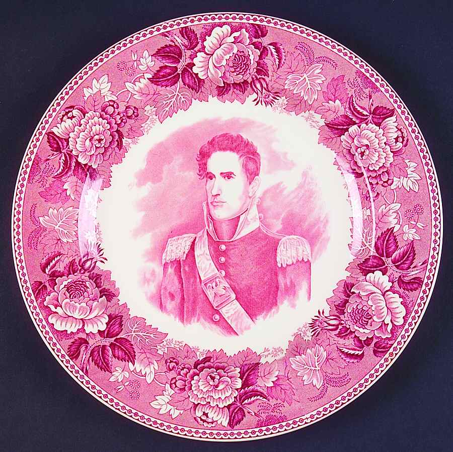 William Henry Harrison Dinner Plate by Wedgwood-1