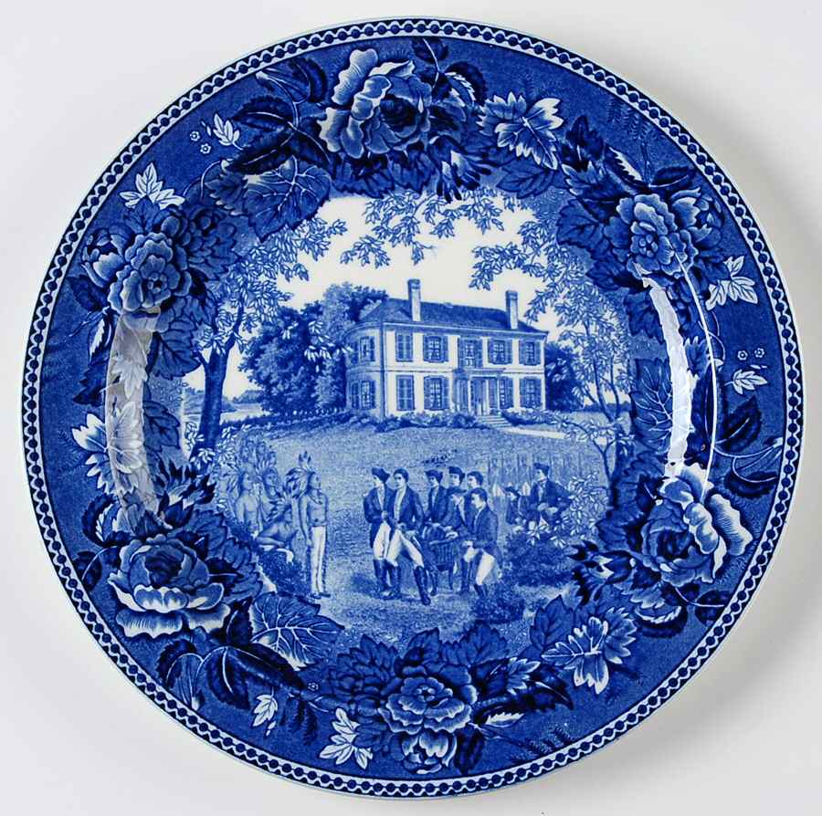 Harrison Mansion, The Luncheon Plate by Wedgwood-1