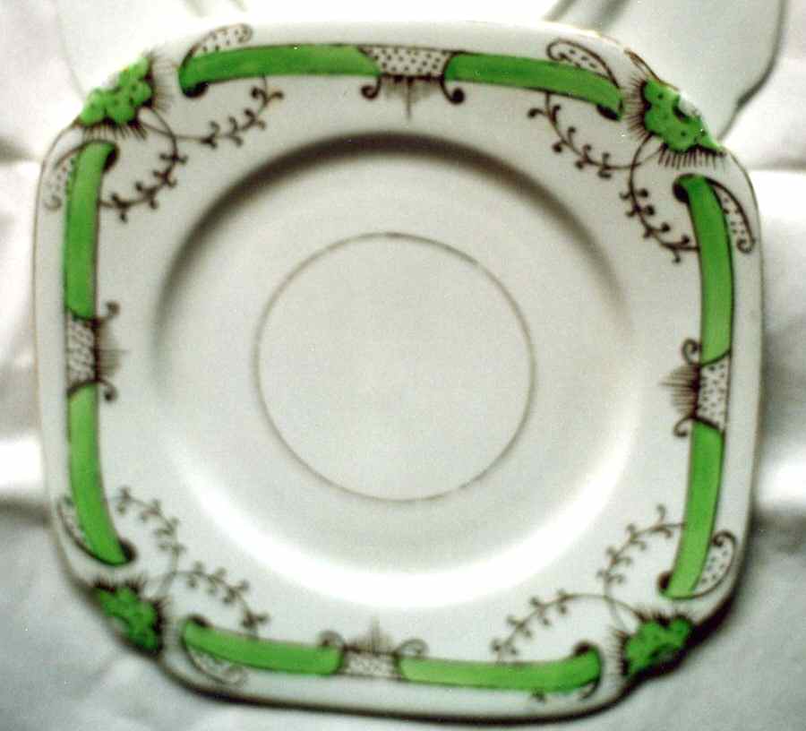WLL13 Square Bread & Butter Plate by Wellington (England)-1