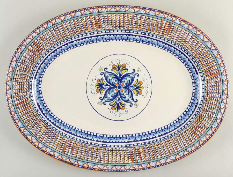 Mediterranean 20" Oval Serving Platter by Williams-Sonoma-1