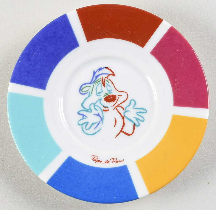Looney Tunes Saucer for Flat Demitasse Cup by Warner Bros.-1