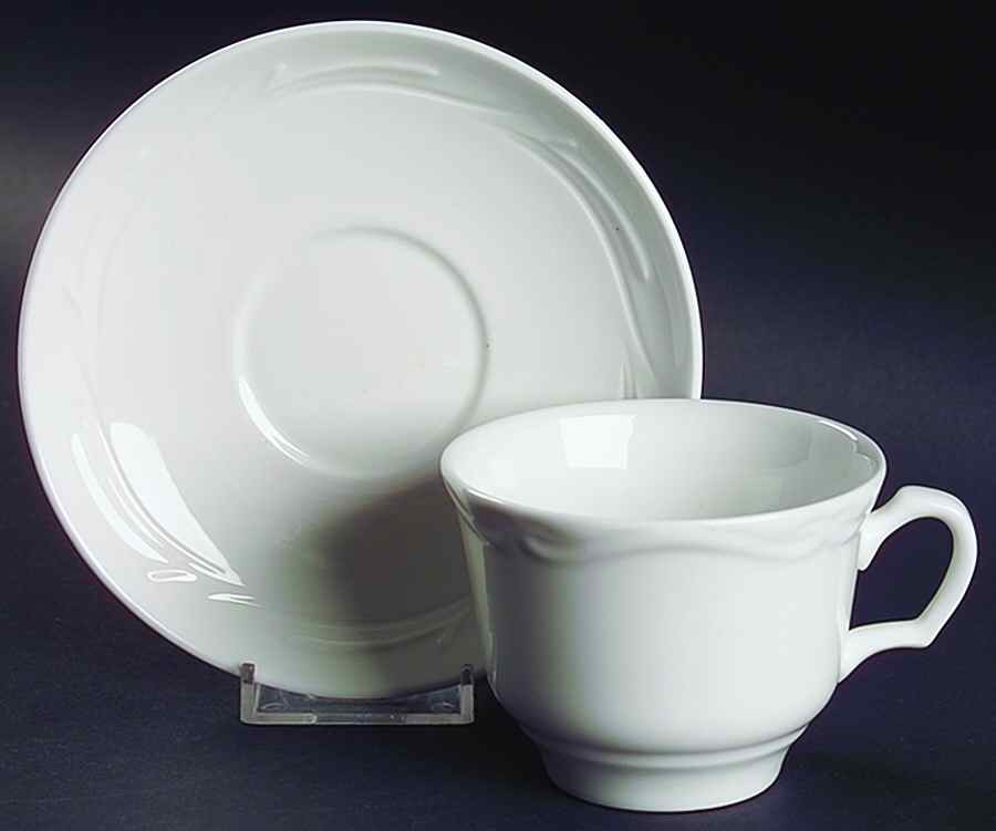 Serenity Footed Cup & Saucer Set by Wedgwood-1