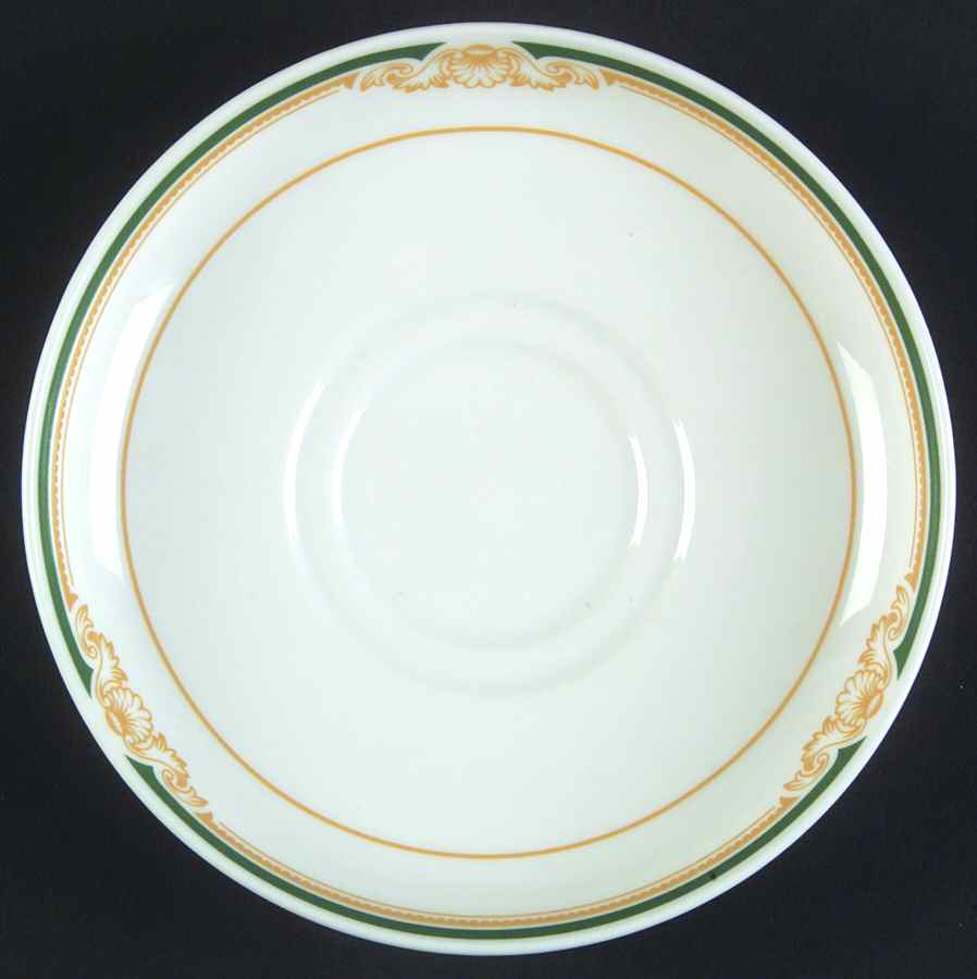 Cavendish Green (Hotel Restaurant Ware) Saucer by Wedgwood-1