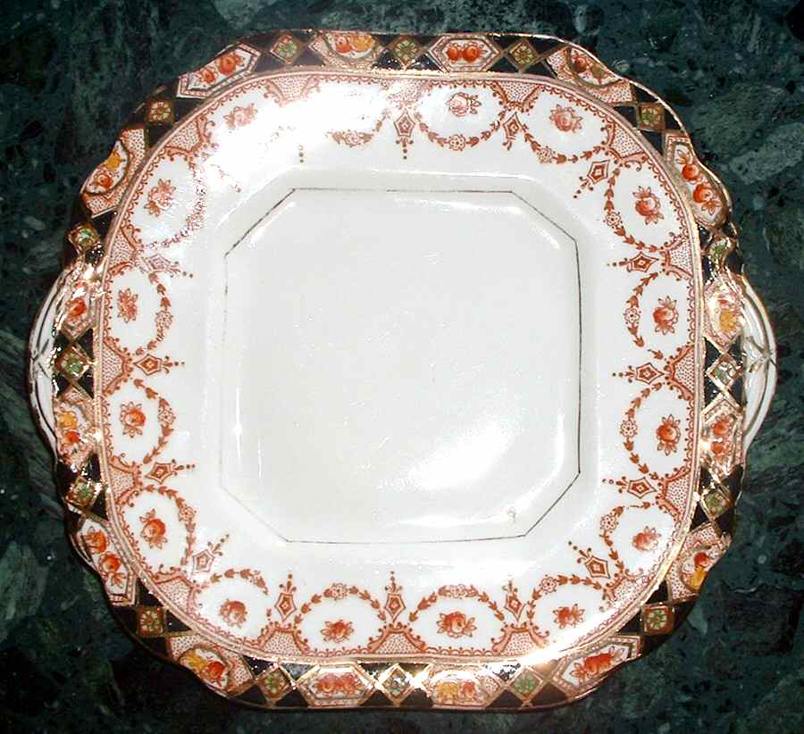 Thames Square Handled Cake Plate by Wild Bros-1