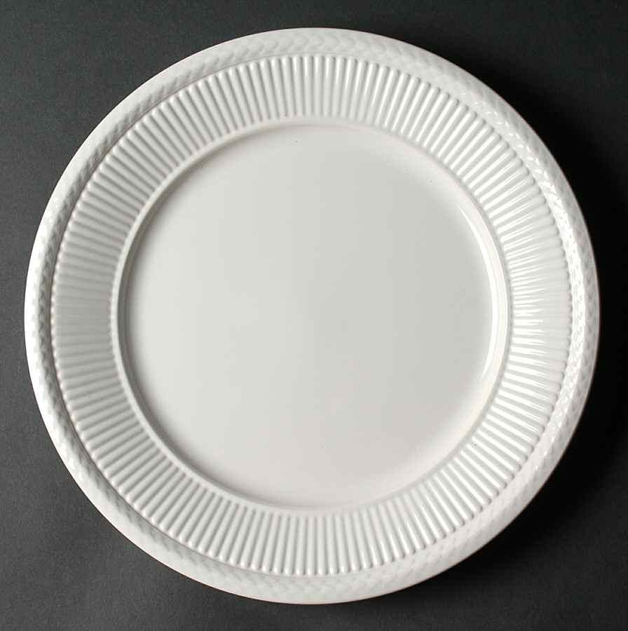 Edme Antique White (New 2008) Dinner Plate by Wedgwood-1