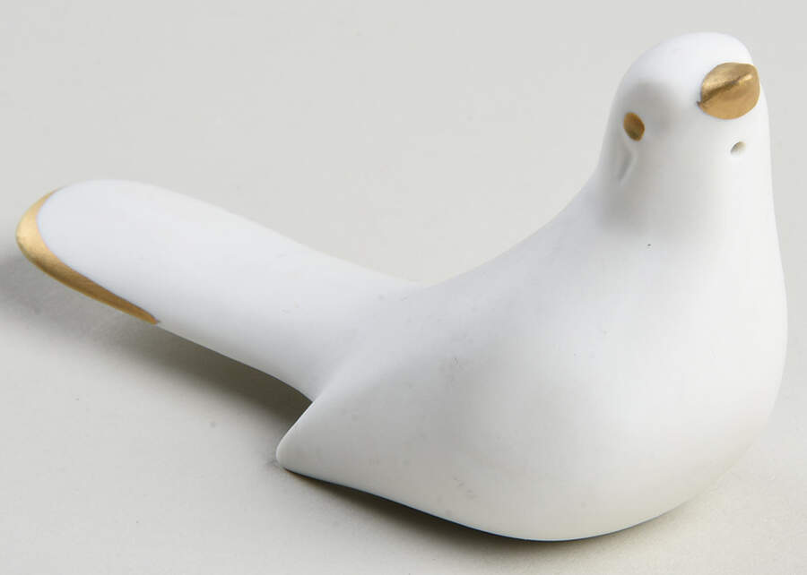 Golden Bird Figural Salt Shaker by Wedgwood-1