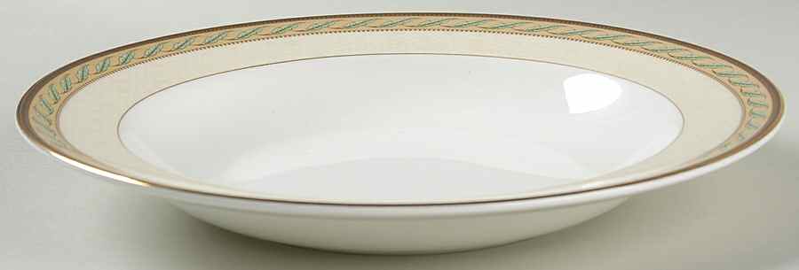 Golden Bird Large Rim Soup Bowl by Wedgwood-1