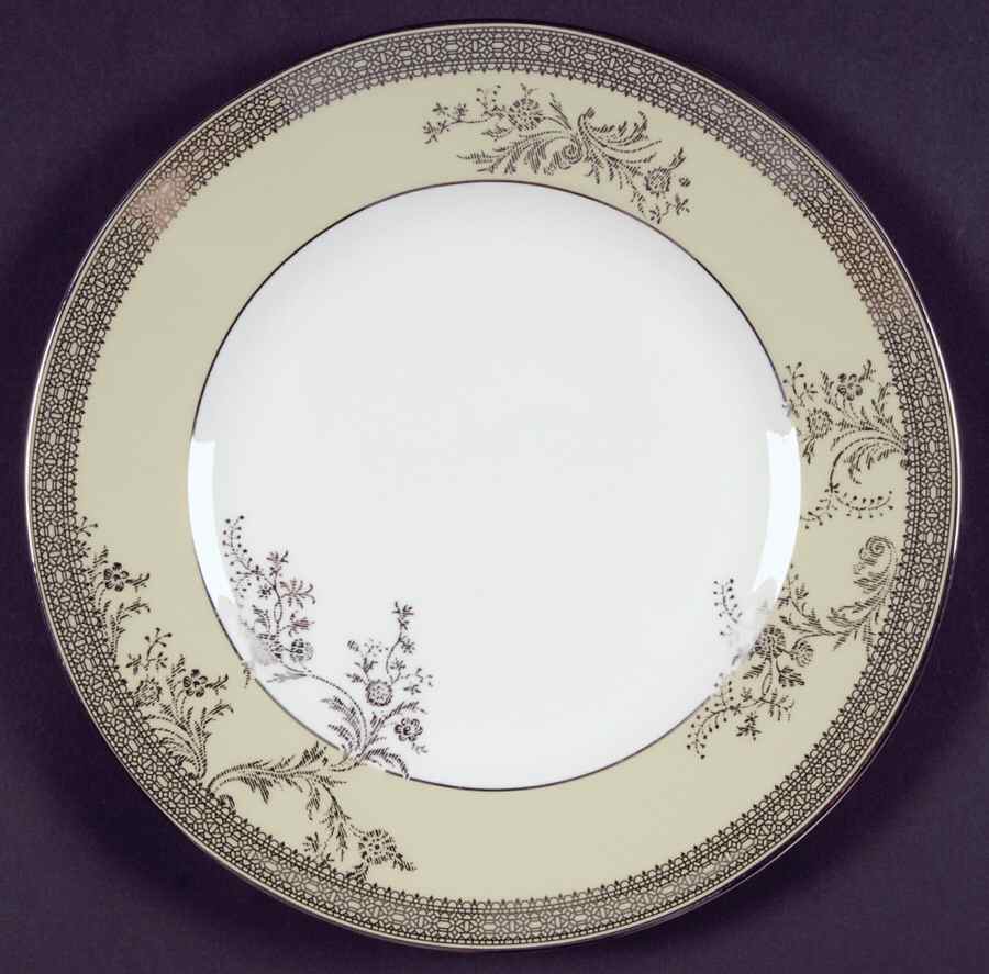 Vera Lace Bouquet Fern Salad Plate by Wedgwood-1