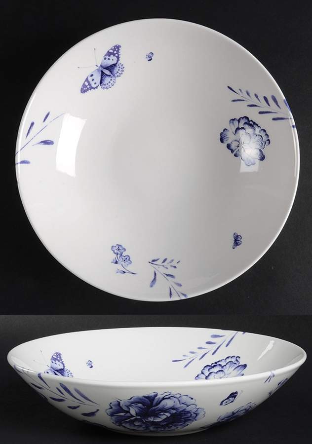Blue Butterfly Coupe Soup Bowl by Wedgwood-1