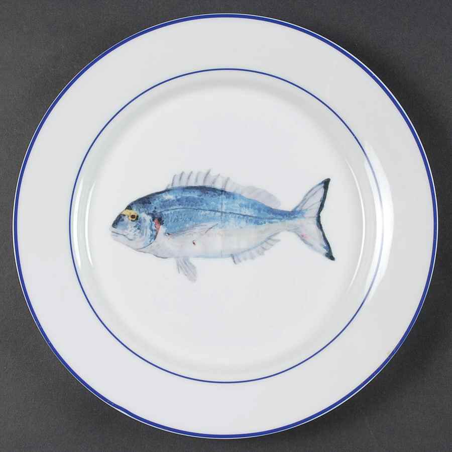 La Mer Fish Dinner Plate by Williams-Sonoma-1