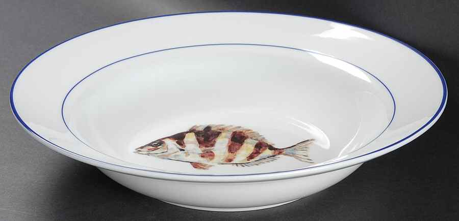 La Mer Fish 10" Soup/Pasta Bowl by Williams-Sonoma-1