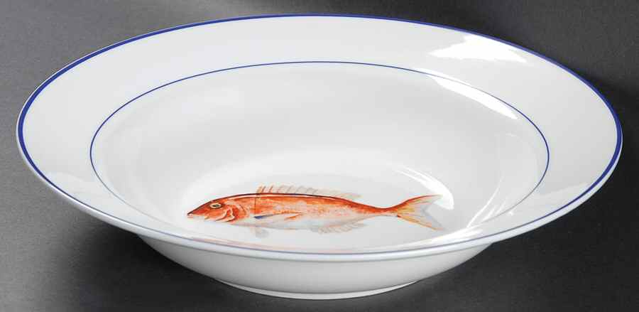 La Mer Fish 10" Soup/Pasta Bowl by Williams-Sonoma-1