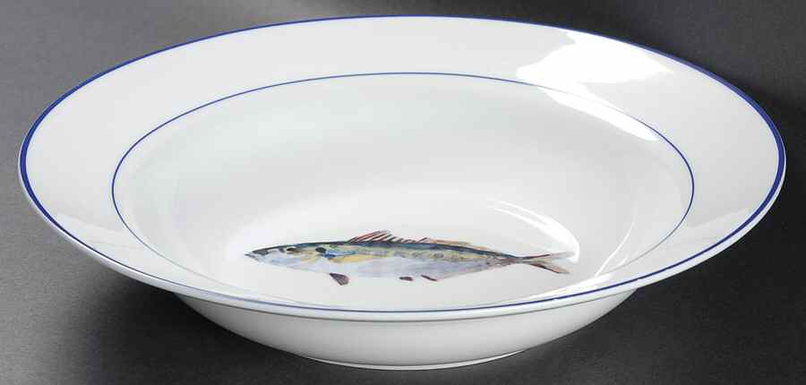 La Mer Fish 10" Soup/Pasta Bowl by Williams-Sonoma-1