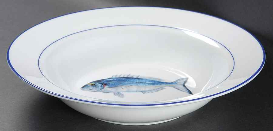 La Mer Fish 10" Soup/Pasta Bowl by Williams-Sonoma-1