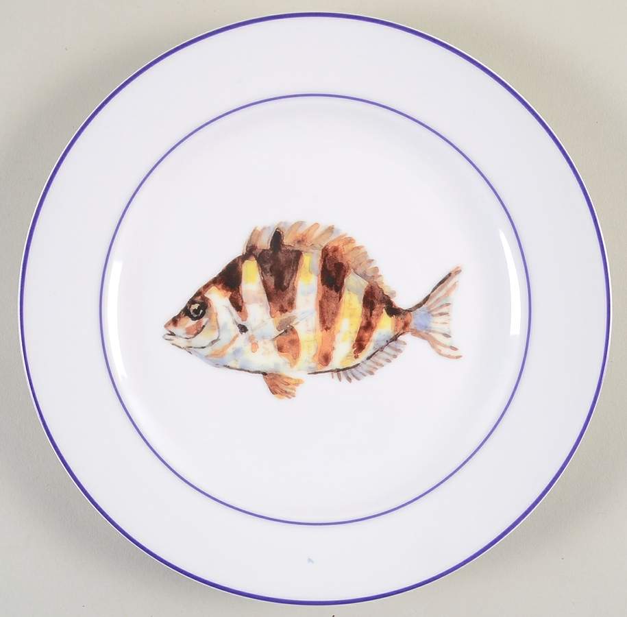 La Mer Fish Salad Plate by Williams-Sonoma-1